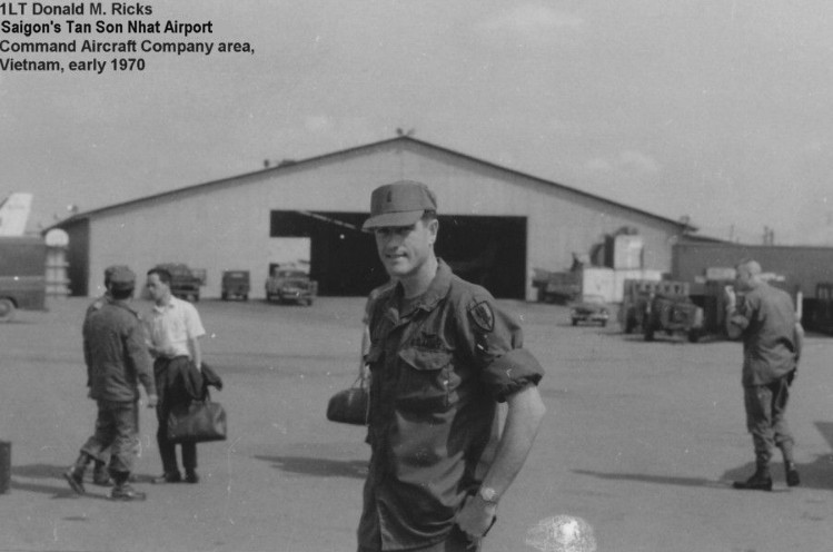 CPT Ricks at CAC Operations area, Tan Son Nhat Airport, Vietnam CPT Ricks at CAC Operations area, Tan Son Nhat Airport, Vietnam